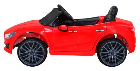 Maserati Ghibli na akumulator dla dzieci Czerwony + Pilot + Wolny Start + EVA + MP3 USB + LED Maserati Ghibli na akumulator dla dzieci Czerwony + Pilot + Wolny Start + EVA + MP3 USB + LED