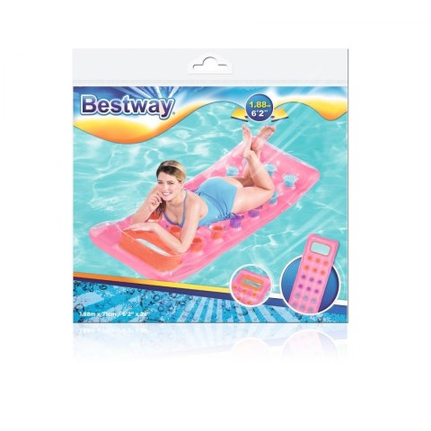 Materac Plażowy 188 71cm BESTWAY Róż Materac Plażowy 188 71cm BESTWAY Róż