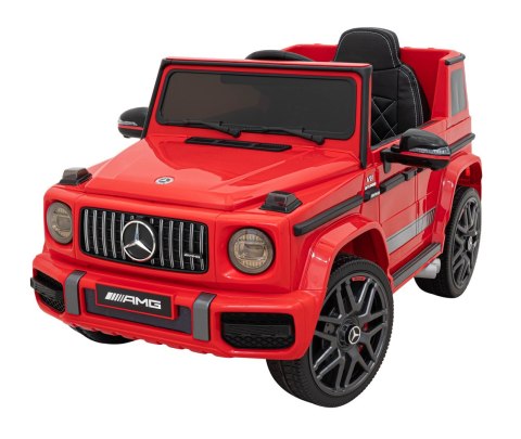 Mercedes AMG G63 dla dzieci Czerwony + Pilot + MP3 LED + Wolny Start + EVA + Pasy Mercedes AMG G63 dla dzieci Czerwony + Pilot + MP3 LED + Wolny Start + EVA + Pasy