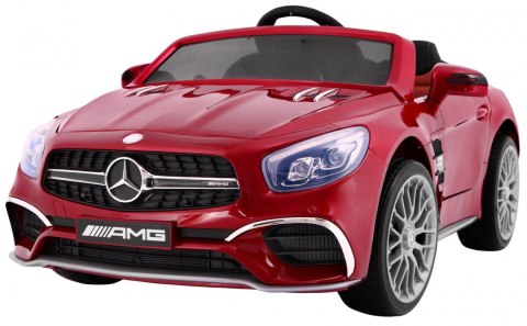 Mercedes AMG SL65 dla dzieci Lakier Czerwony + Pilot + Bagażnik + Regulacja siedzenia + MP3 LED + Wolny Start Mercedes AMG SL65 dla dzieci Lakier Czerwony + Pilot + Bagażnik + Regulacja siedzenia + MP3 LED + Wolny Start