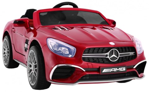 Mercedes AMG SL65 dla dzieci Lakier Czerwony + Pilot + Bagażnik + Regulacja siedzenia + MP3 LED + Wolny Start Mercedes AMG SL65 dla dzieci Lakier Czerwony + Pilot + Bagażnik + Regulacja siedzenia + MP3 LED + Wolny Start