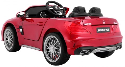 Mercedes AMG SL65 dla dzieci Lakier Czerwony + Pilot + Bagażnik + Regulacja siedzenia + MP3 LED + Wolny Start Mercedes AMG SL65 dla dzieci Lakier Czerwony + Pilot + Bagażnik + Regulacja siedzenia + MP3 LED + Wolny Start