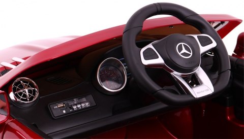 Mercedes AMG SL65 dla dzieci Lakier Czerwony + Pilot + Bagażnik + Regulacja siedzenia + MP3 LED + Wolny Start Mercedes AMG SL65 dla dzieci Lakier Czerwony + Pilot + Bagażnik + Regulacja siedzenia + MP3 LED + Wolny Start