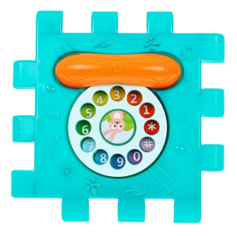 Multidomek sensoryczny dla dzieci 18m+ Mini gry 9 Puzzli + Sortery + Przeplatanka + Zegar Multidomek sensoryczny dla dzieci 18m+ Mini gry 9 Puzzli + Sortery + Przeplatanka + Zegar