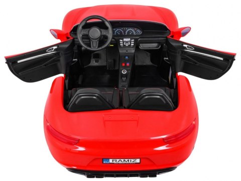 Perfecta Auto dla 2 dzieci Czerwony + Pompowane koła + Silnik bezszczotkowy + MP3 LED + Wolny Start Perfecta Auto dla 2 dzieci Czerwony + Pompowane koła + Silnik bezszczotkowy + MP3 LED + Wolny Start
