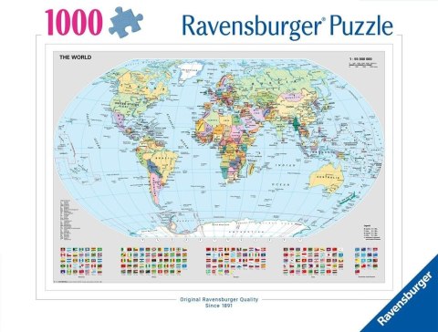 Puzzle 1000 Polityczna mapa świata Puzzle 1000 Polityczna mapa świata