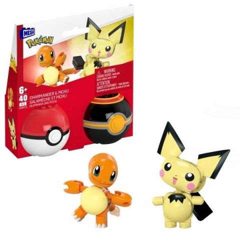 Mega Pokemon Pokeball Charmander i Pichu HXP13 Mega Pokemon Pokeball Charmander i Pichu HXP13