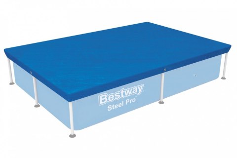 Pokrywa 224x154cm na Basen stelażowy Steel Pro 221x150x43cm BESTWAY Pokrywa 224x154cm na Basen stelażowy Steel Pro 221x150x43cm BESTWAY