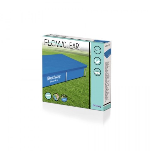 Pokrywa 224x154cm na Basen stelażowy Steel Pro 221x150x43cm BESTWAY Pokrywa 224x154cm na Basen stelażowy Steel Pro 221x150x43cm BESTWAY
