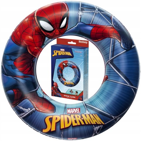 Bestway koło do pływania dla dzieci kółko Spider-Man 98003 Bestway koło do pływania dla dzieci kółko Spider-Man 98003