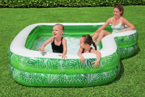 Basen ogrodowy dla dzieci 6+ Tropical Paradise 231x51 BESTWAY + Dmuchane siedzisko + Miejsce na napój Basen ogrodowy dla dzieci 6+ Tropical Paradise 231x51 BESTWAY + Dmuchane siedzisko + Miejsce na napój