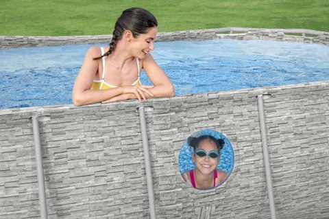 Basen stelażowy Power Steel Swim Vista z oknem 427x250x100 14x8FT BESTWAY 7w1 Basen stelażowy Power Steel Swim Vista z oknem 427x250x100 14x8FT BESTWAY 7w1