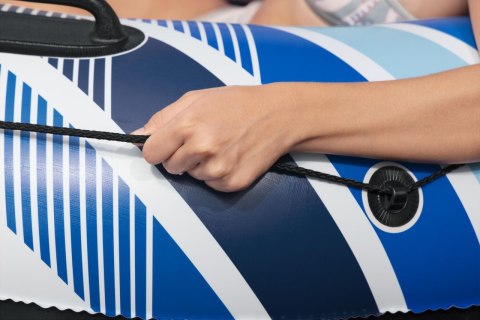 Dmuchany Materac do pływania Rapid Rider BESTWAY 135cm + Oparcie + Siateczkowe dno + Miejsca na napoje + Uchwyty