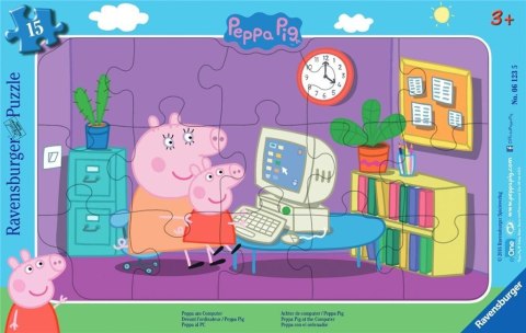 Puzzle w ramce 15 Świnka Peppa Puzzle w ramce 15 Świnka Peppa