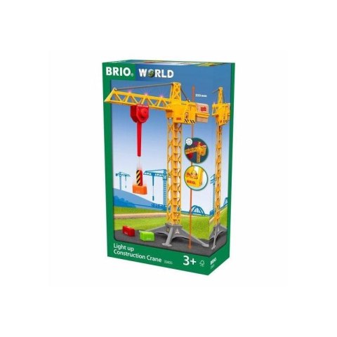 Brio Podświetlany Dźwig Budowlany Brio Podświetlany Dźwig Budowlany