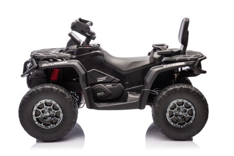 Quad Can Am Outlander ATV z Pilotem Czarny Quad Can Am Outlander ATV z Pilotem Czarny