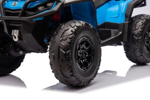 Quad Can Am Outlander ATV z Pilotem Niebieski Quad Can Am Outlander ATV z Pilotem Niebieski