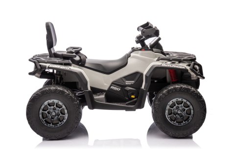 Quad Can Am Outlander ATV z Pilotem Szary Quad Can Am Outlander ATV z Pilotem Szary