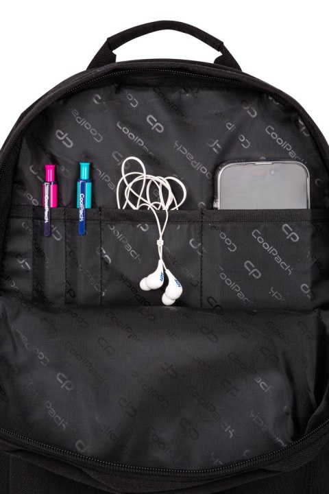 COOLPACK - SCOUT - PLECAK MŁODZIEZOWY - BLACK COLLECTION