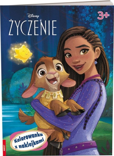 Disney Życzenie. Kolorowanka z naklejkami Disney Życzenie. Kolorowanka z naklejkami
