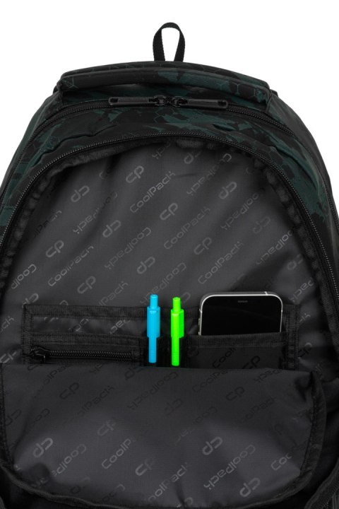 COOLPACK - PICK - PLECAK MŁODZIEŻOWY - TRACE TECHNIC GREEN COOLPACK - PICK - PLECAK MŁODZIEŻOWY - TRACE TECHNIC GREEN