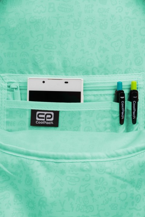 COOLPACK - PASTEL RIDER - PLECAK MŁODZIEŻOWY - PASTEL / POWDER MINT