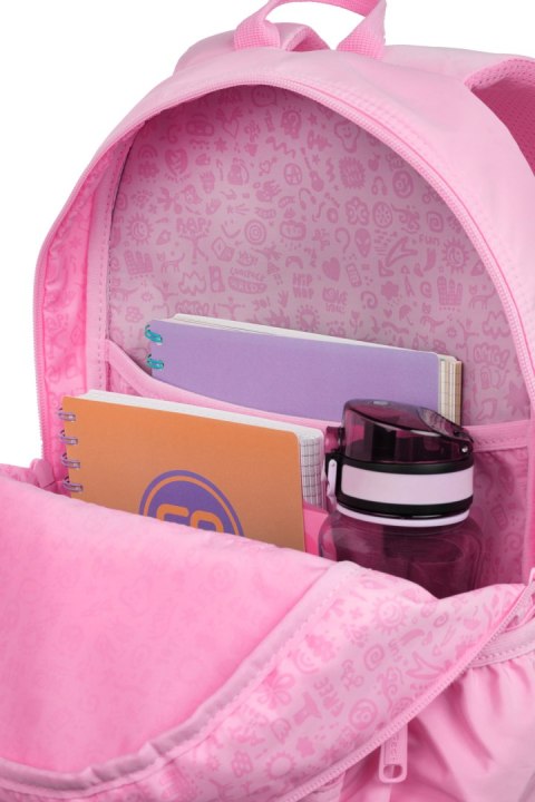 COOLPACK - PASTEL RIDER - PLECAK MŁODZIEŻOWY - PASTEL / POWDER PINK