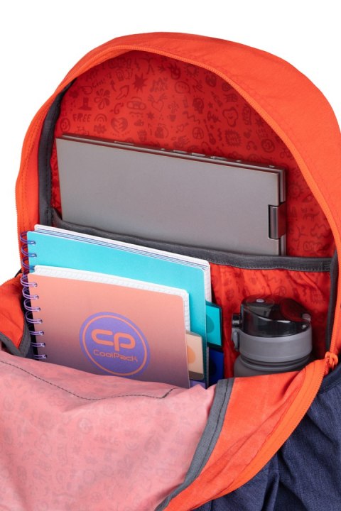 COOLPACK - RIDER - PLECAK MŁODZIEŻOWY - ORANGE
