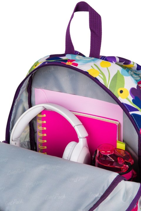 COOLPACK - SLIGHT - PLECAK MŁODZIEŻOWY - FLOWER ME COOLPACK - SLIGHT - PLECAK MŁODZIEŻOWY - FLOWER ME