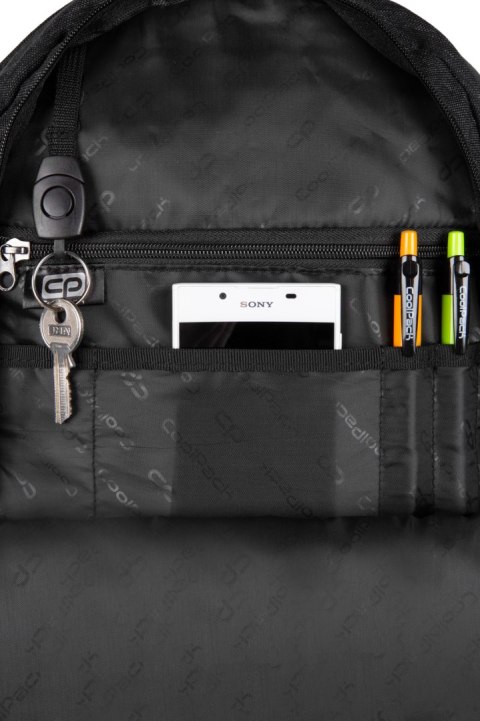 COOLPACK - IMPACT - PLECAK MŁODZIEŻOWY - BLACK GREY