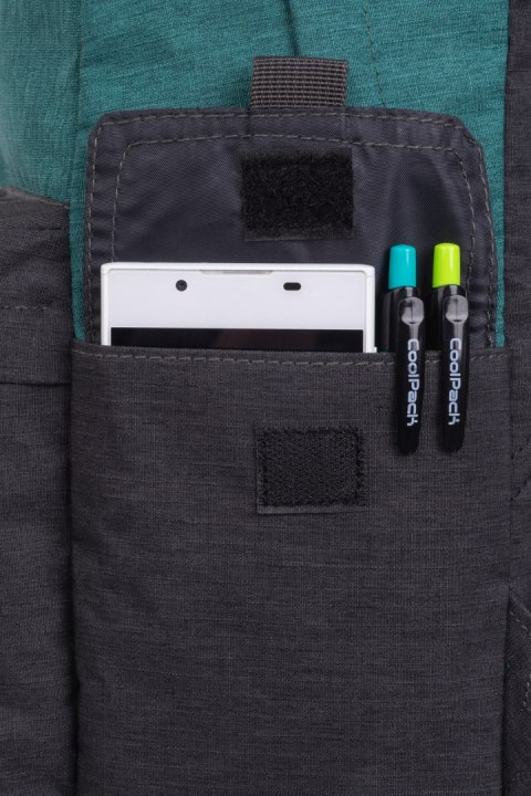 COOLPACK - SONIC - PLECAK MŁODZIEŻOWY - GREEN