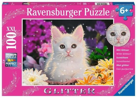 Puzzle XXL 100 Brokatowy kotek Puzzle XXL 100 Brokatowy kotek
