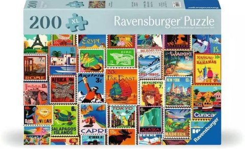 Puzzle XL 200 Znaczki pocztowe Puzzle XL 200 Znaczki pocztowe