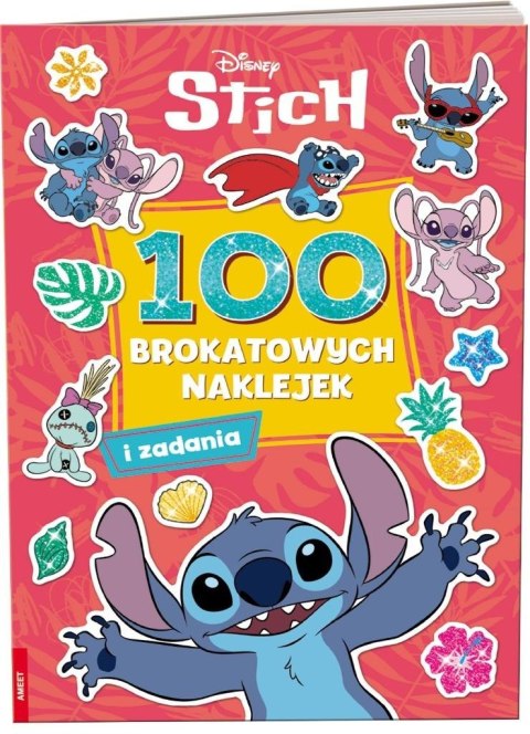 Stich. 100 brokatowych naklejek Stich. 100 brokatowych naklejek