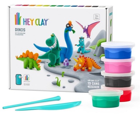 Hey Clay - Zestaw Dinozaury Hey Clay - Zestaw Dinozaury
