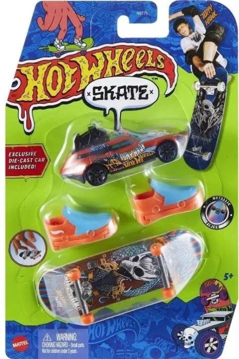 Hot Wheels Skate Deskorolka + buty + auto HNG55 Hot Wheels Skate Deskorolka + buty + auto HNG55