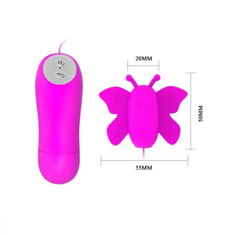 Stymulator masażer łechtaczki w kształcie motyla Stymulator masażer łechtaczki w kształcie motyla