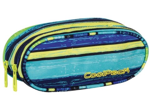 COOLPACK - ACADEMY - SASZETKA PODWÓJNA - Blue lagoon - owalna COOLPACK - ACADEMY - SASZETKA PODWÓJNA - Blue lagoon - owalna