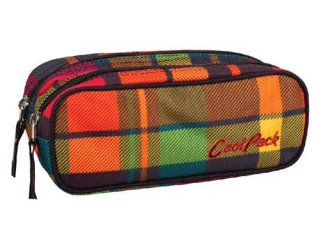 COOLPACK - CLEVER - SASZETKA PODWÓJNA - Sunset check - prostokątna COOLPACK - CLEVER - SASZETKA PODWÓJNA - Sunset check - prostokątna