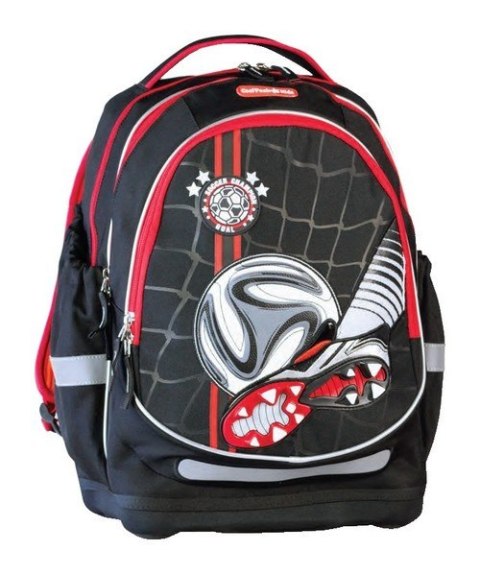 COOLPACK FOR KIDS - PLECAK ERGO - FOOTBALL II BLACK