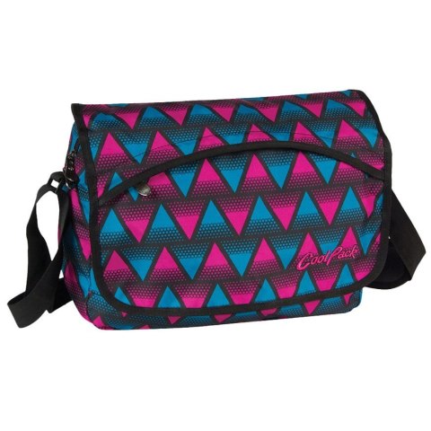 COOLPACK - REPORTER - TORBA NA RAMIĘ - Scotish blue COOLPACK - REPORTER - TORBA NA RAMIĘ - Scotish blue