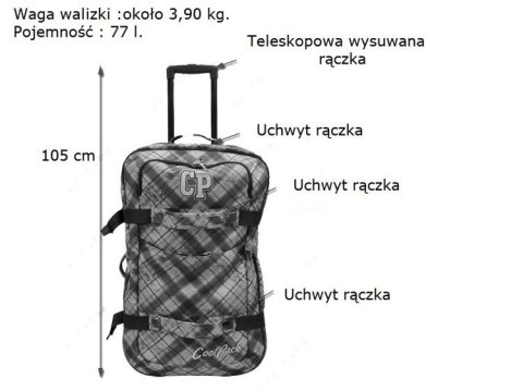 COOLPACK - VAGABOND - WALIZKA DUŻA - Stratford COOLPACK - VAGABOND - WALIZKA DUŻA - Stratford