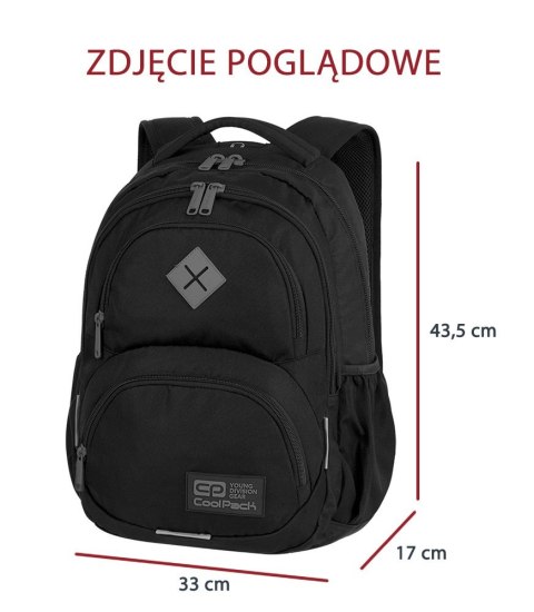 COOLPACK - DART L - PLECAK MŁODZIEZOWY - DENIM (BADGES) *