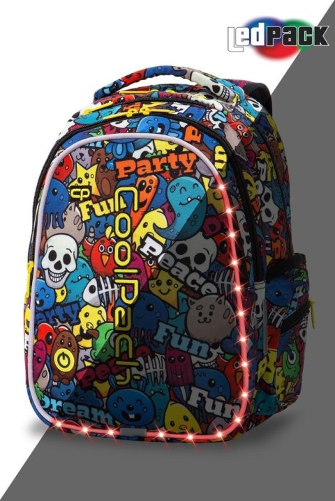COOLPACK - JOY M - PLECAK MŁODZIEŻOWY - LED CARTOON COOLPACK - JOY M - PLECAK MŁODZIEŻOWY - LED CARTOON
