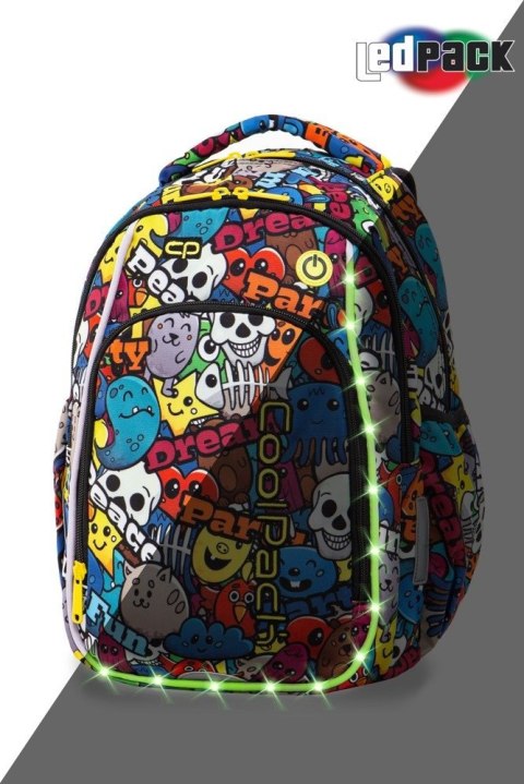 COOLPACK - STRIKE S - PLECAK MŁODZIEŻOWY - LED CARTOON COOLPACK - STRIKE S - PLECAK MŁODZIEŻOWY - LED CARTOON