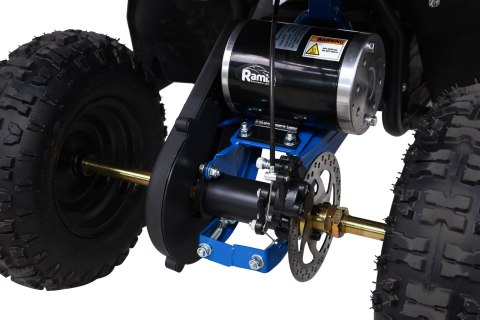 Quad HIPERFECT na akumulator Niebieski 35km/h + Silnik bezszczotkowy 1000W + Koła pompowane + Regulacja siedzenia Quad HIPERFECT na akumulator Niebieski 35km/h + Silnik bezszczotkowy 1000W + Koła pompowane + Regulacja siedzenia