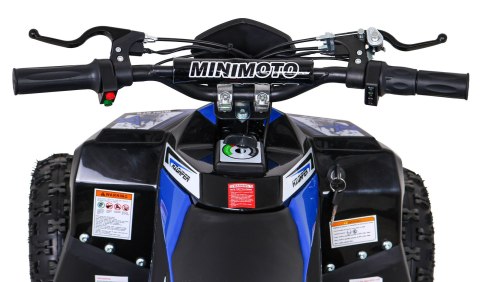 Quad HIPERFECT na akumulator Niebieski 35km/h + Silnik bezszczotkowy 1000W + Koła pompowane + Regulacja siedzenia Quad HIPERFECT na akumulator Niebieski 35km/h + Silnik bezszczotkowy 1000W + Koła pompowane + Regulacja siedzenia