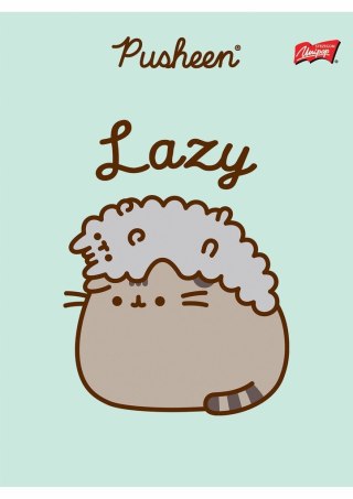 Zeszyt A5 32 kartki linia dwukolorowa okładka laminowana 70 g/m2 PUSHEEN