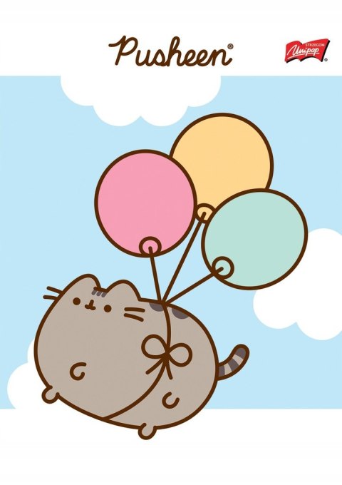 Zeszyt A5 32 kartki linia dwukolorowa okładka laminowana 70 g/m2 PUSHEEN Zeszyt A5 32 kartki linia dwukolorowa okładka laminowana 70 g/m2 PUSHEEN