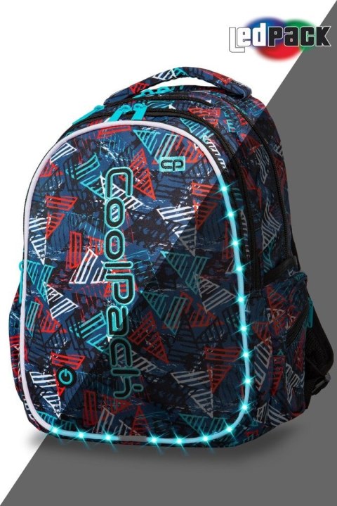 COOLPACK - JOY L - PLECAK MŁODZIEŻOWY - LED TRIANGLES COOLPACK - JOY L - PLECAK MŁODZIEŻOWY - LED TRIANGLES